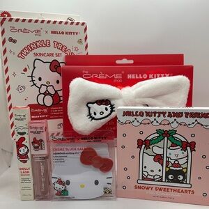 The Crème Shop Hello Kitty makeup and skincare bundle.